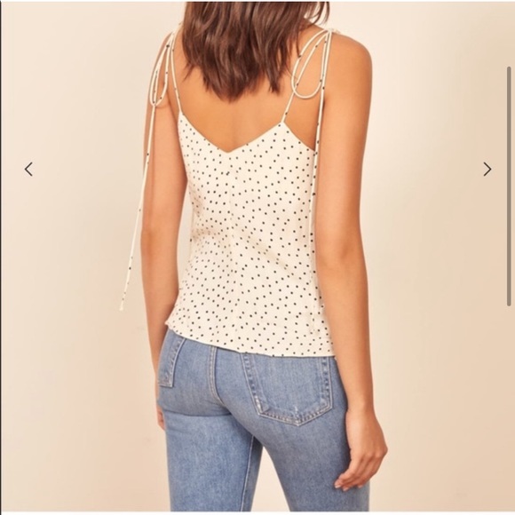Reformation Leah Cami Polka Dot Tank - Picture 3 of 7